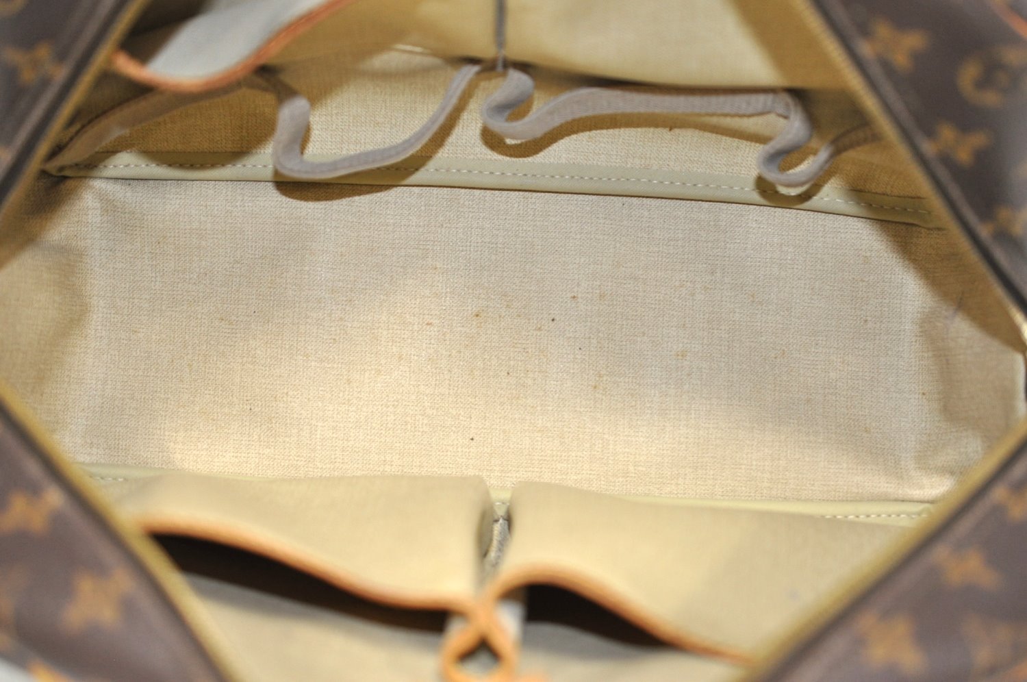 Authentic Louis Vuitton Monogram Deauville Hand Bag M47270 LV K5774