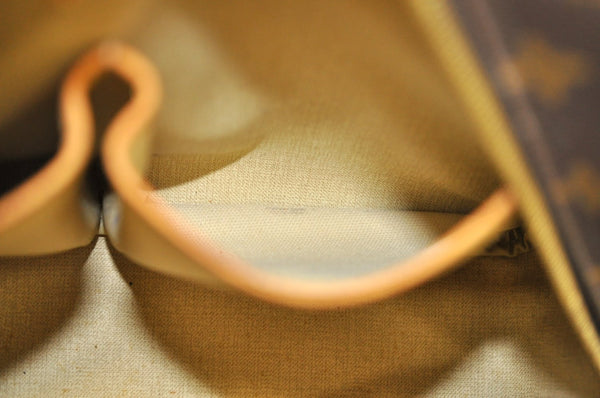 Authentic Louis Vuitton Monogram Deauville Hand Bag M47270 LV K5774