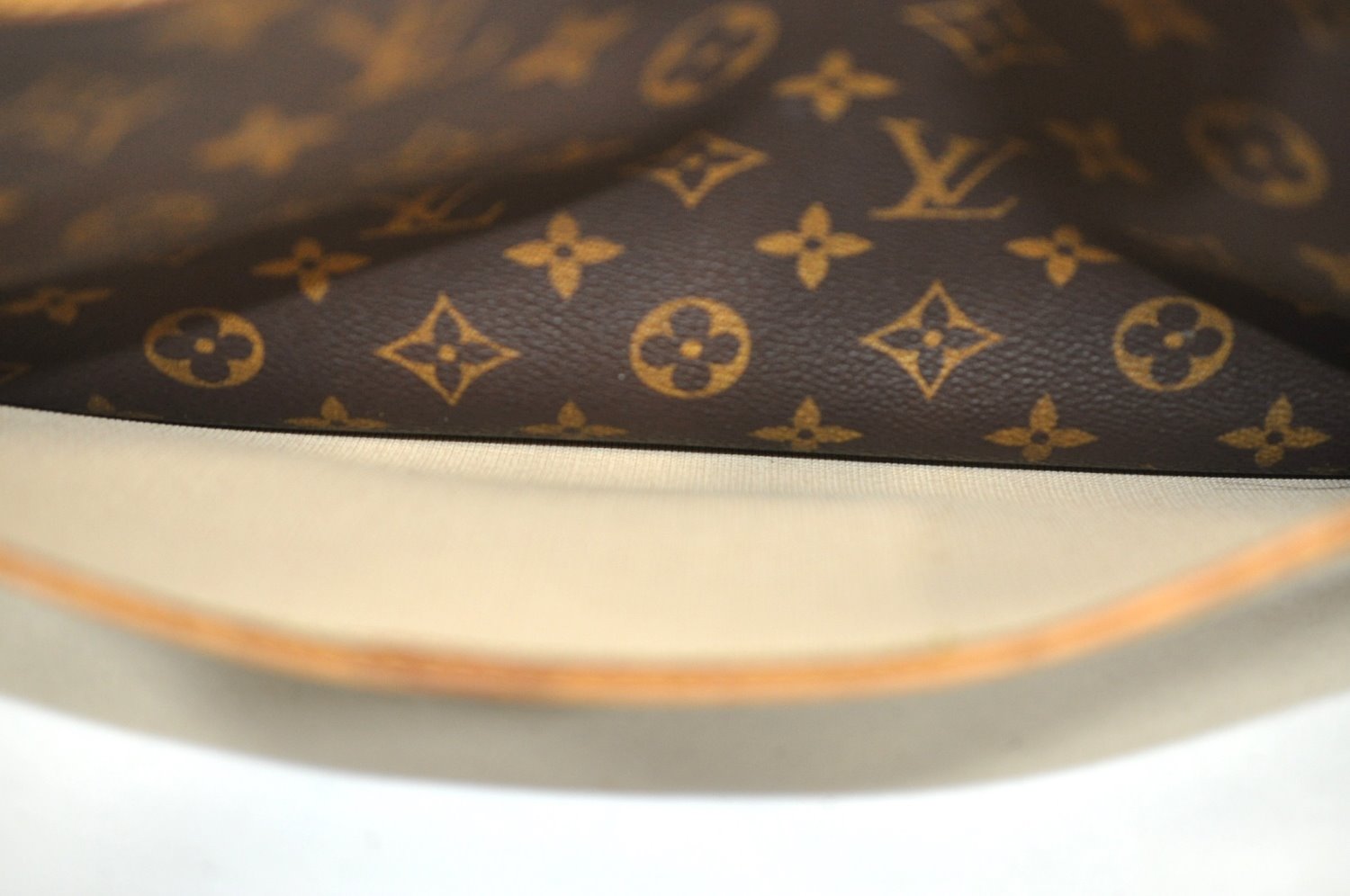 Authentic Louis Vuitton Monogram Deauville Hand Bag M47270 LV K5774