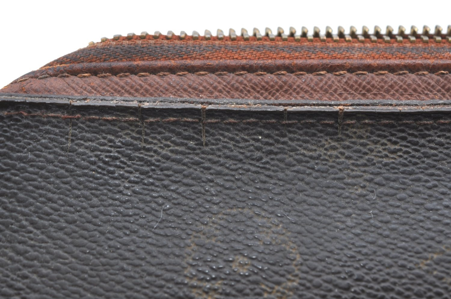 Authentic Louis Vuitton Monogram Orsay Clutch Hand Bag Purse M51790 Junk K5780