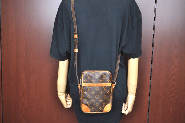 Authentic Louis Vuitton Monogram Danube Shoulder Cross Body Bag M45266 LV K5782