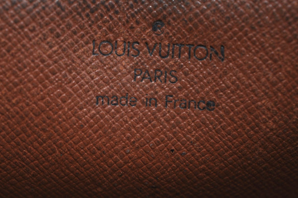 Authentic Louis Vuitton Monogram Marly Dragonne GM M51825 Clutch Bag Junk K5783
