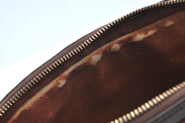 Authentic Louis Vuitton Monogram Marly Dragonne GM M51825 Clutch Bag Junk K5783