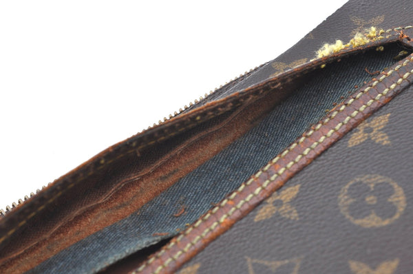 Authentic Louis Vuitton Monogram Marly Dragonne GM M51825 Clutch Bag Junk K5783