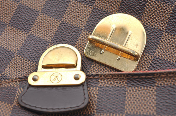 Authentic Louis Vuitton Damier Ravello GM Shoulder Cross Bag N60006 LV K5789