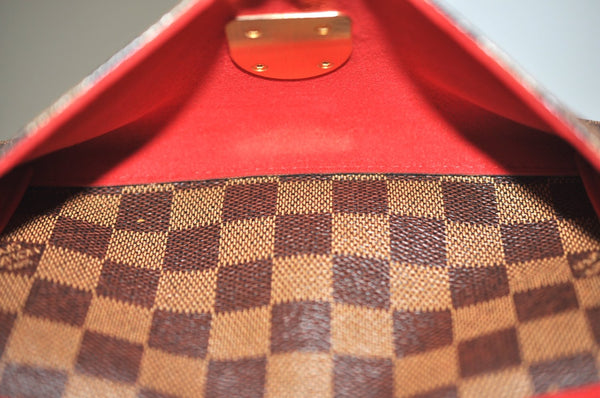 Authentic Louis Vuitton Damier Ravello GM Shoulder Cross Bag N60006 LV K5789