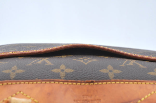 Authentic Louis Vuitton Monogram Deauville Hand Bag M47270 LV Junk K5798