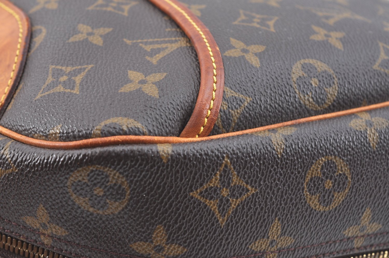 Authentic Louis Vuitton Monogram Deauville Hand Bag M47270 LV Junk K5798