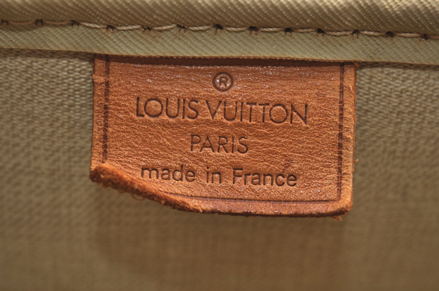 Authentic Louis Vuitton Monogram Deauville Hand Bag M47270 LV Junk K5798