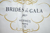 Authentic HERMES Carre 90 Scarf "BRIDES de GALA" Silk Blue K5802
