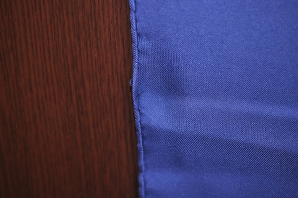 Authentic HERMES Carre 90 Scarf "BRIDES de GALA" Silk Blue K5802