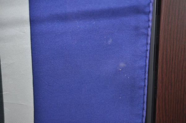 Authentic HERMES Carre 90 Scarf "BRIDES de GALA" Silk Blue K5802