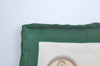 Authentic HERMES Carre 90 Scarf "CASQUES ET COIFFURES" Silk Green K5807