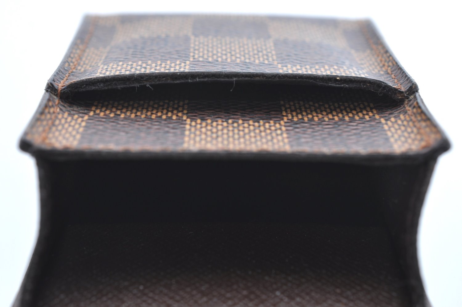 Authentic Louis Vuitton Damier Etui Cigarette Case N63024 LV K5814