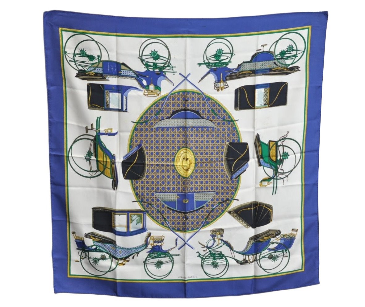 Authentic HERMES Carre 90 Scarf 