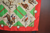 Authentic HERMES Carre 90 Scarf "Hermes Cup Palm Beach" Silk Red K5819