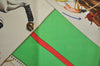 Authentic HERMES Carre 90 Scarf "Hermes Cup Palm Beach" Silk Red K5819