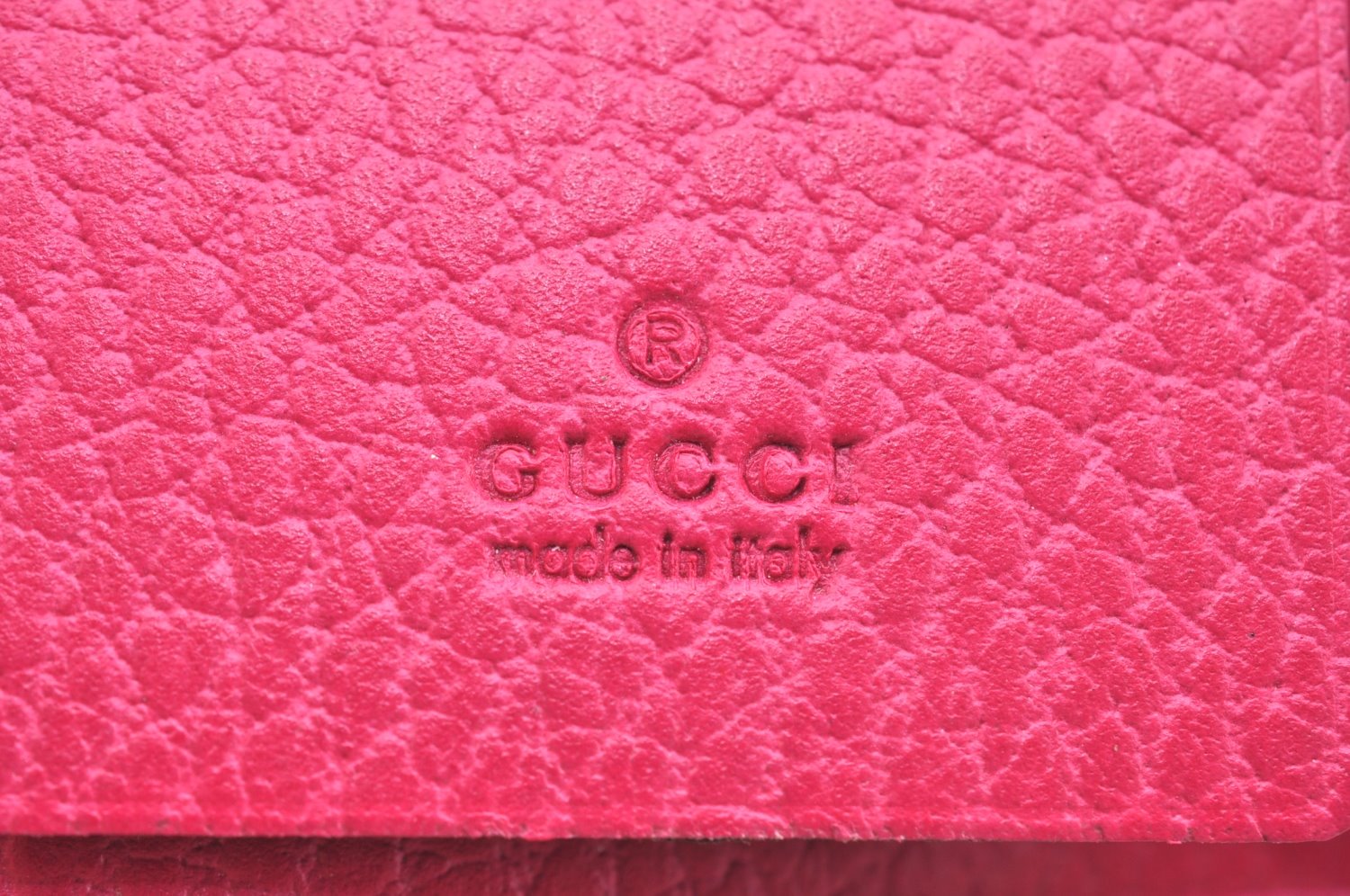 Authentic GUCCI Swing Vintage６Six Hooks Key Case Leather 354499 Pink K5820