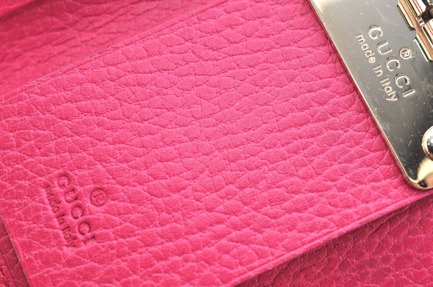 Authentic GUCCI Swing Vintage６Six Hooks Key Case Leather 354499 Pink K5820