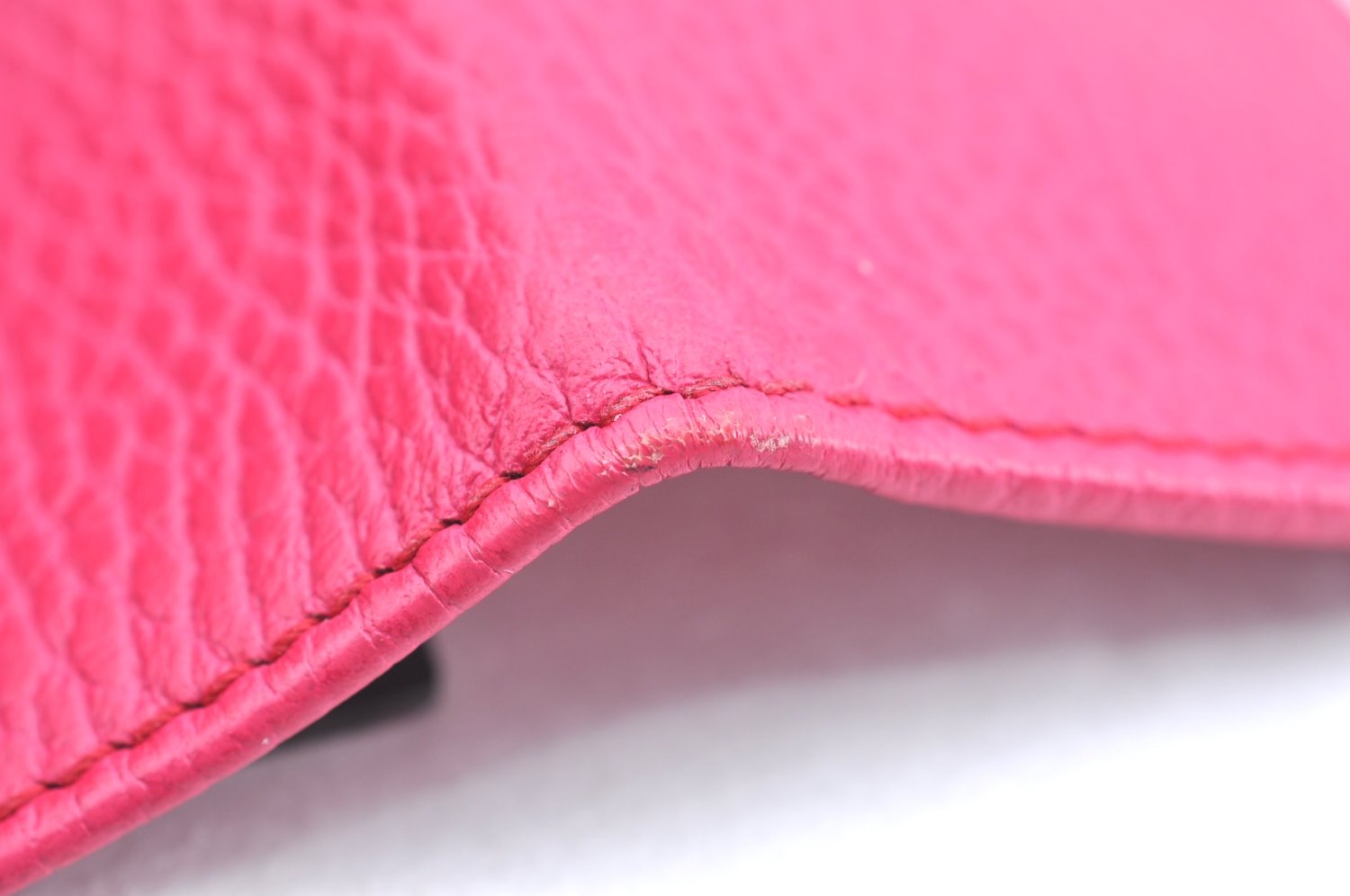 Authentic GUCCI Swing Vintage６Six Hooks Key Case Leather 354499 Pink K5820