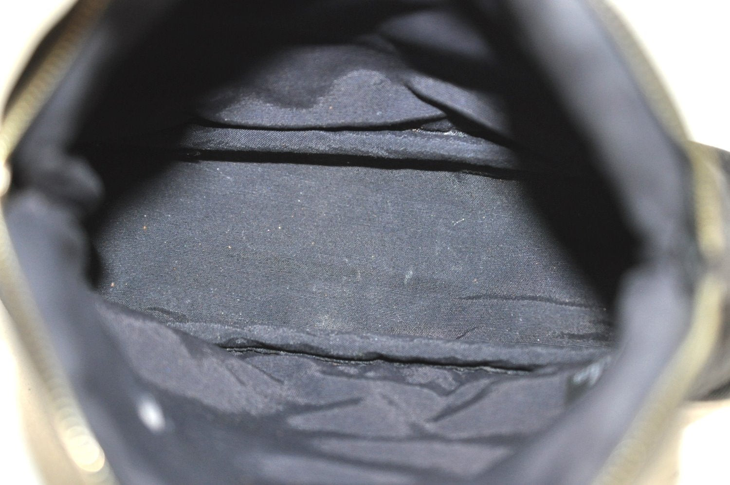 Authentic HERMES Bolide PM Pouch Purse Canvas Leather Black K5830