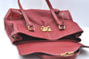 Authentic Louis Vuitton Suhali Rapsolu Shoulder Hand Bag Red M95849 LV K5833