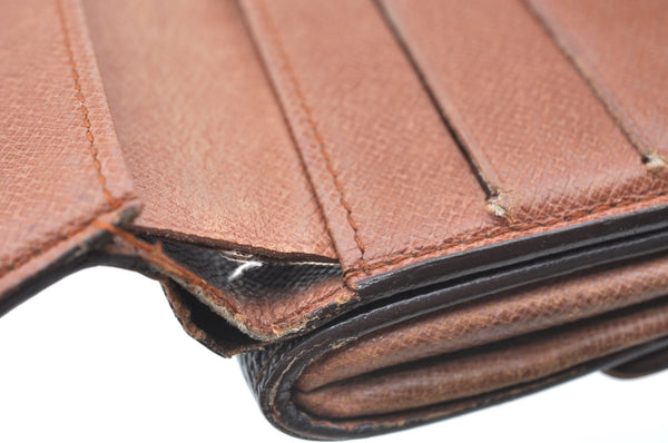 Authentic Louis Vuitton Monogram M61652 Porte Monnaie Billet Carte Credit K5840