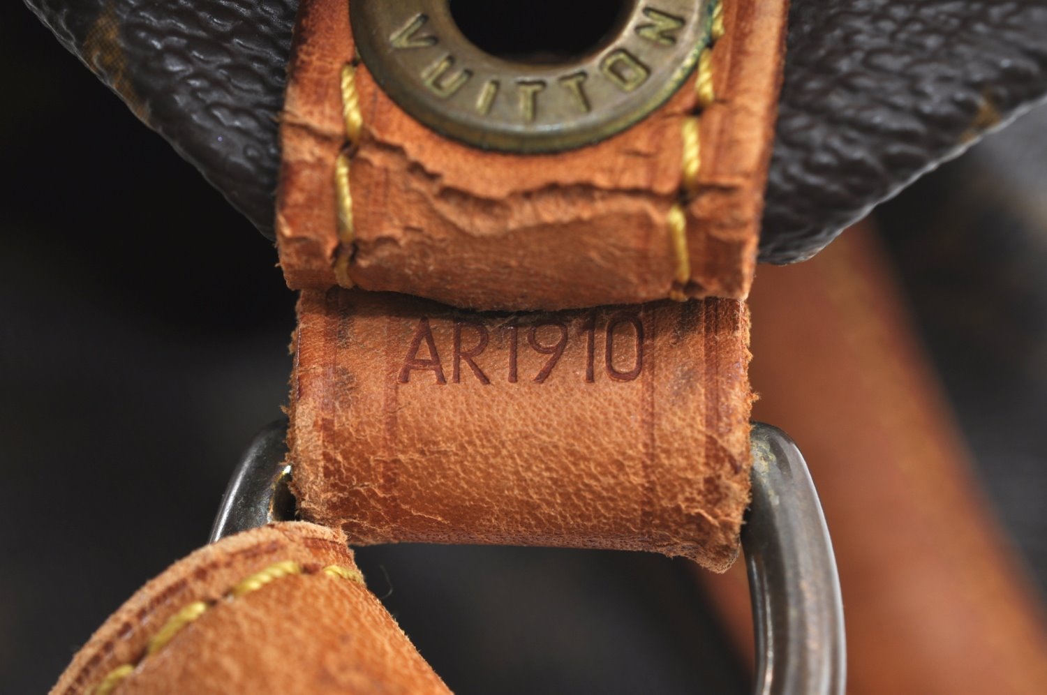 Authentic Louis Vuitton Monogram Petit Noe M42226 Shoulder Drawstring Bag K5845