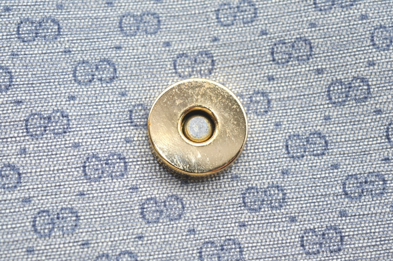 Authentic GUCCI Micro GG PVC Leather Shoulder Cross Body Bag Navy Blue K5871