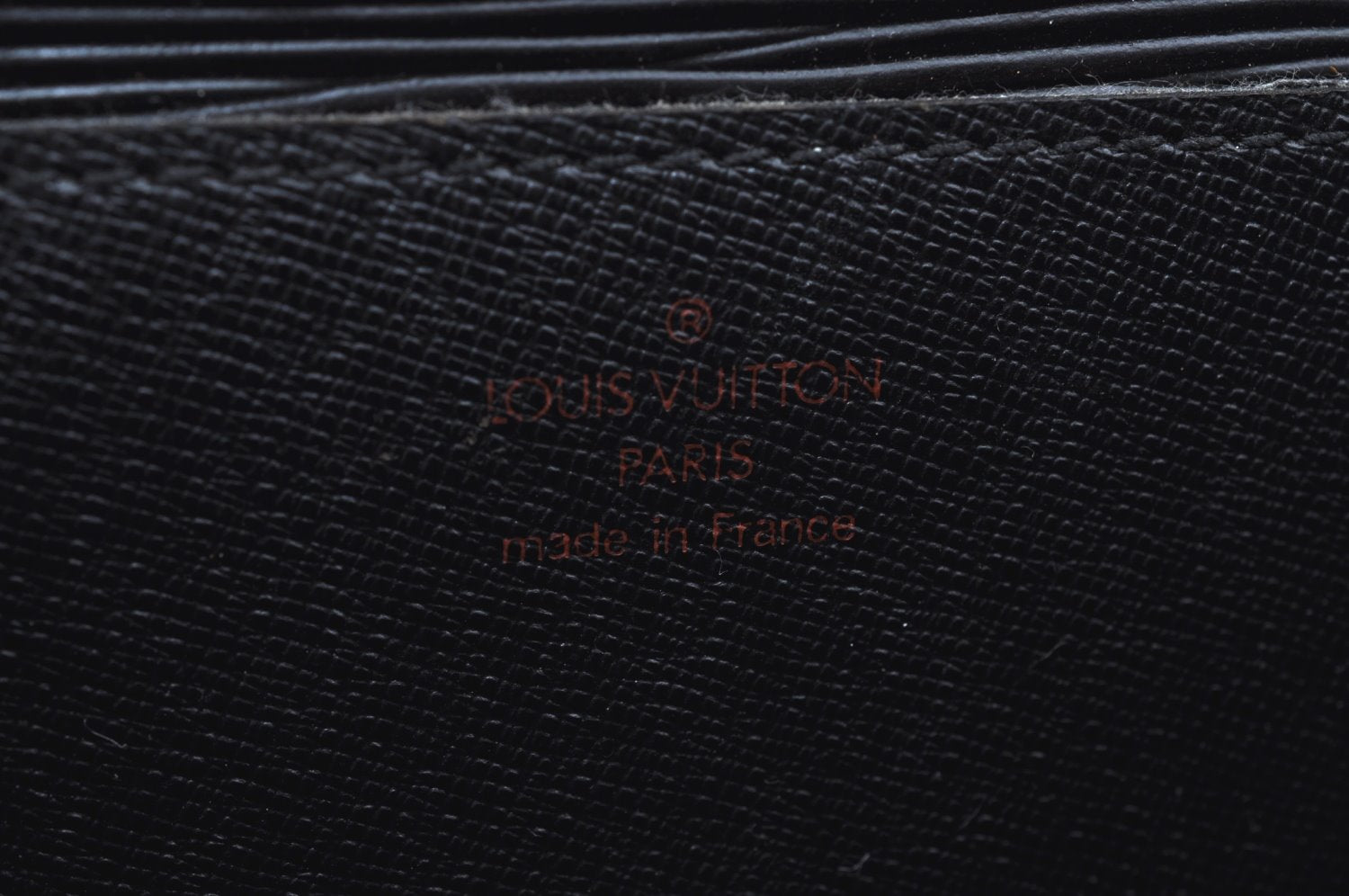 Auth Louis Vuitton Epi Porte Documents Bandouliere Briefcase M54462 Black K5875