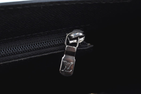 Auth Louis Vuitton Epi Porte Documents Bandouliere Briefcase M54462 Black K5875