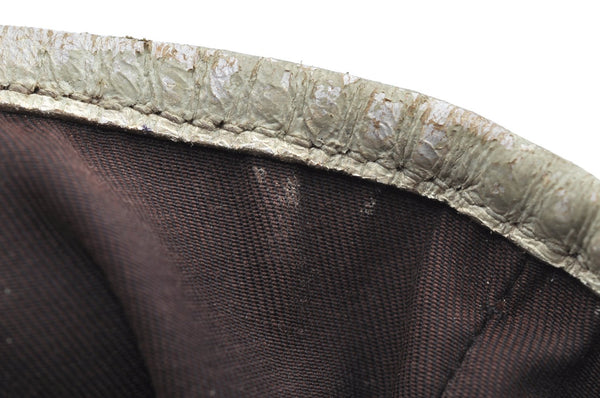 Authentic GUCCI Charmy Shoulder Tote Bag GG Canvas Leather 153361 Brown K5877