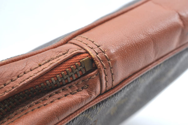 Authentic Louis Vuitton Monogram Pochette Sport Clutch Bag Old Model Junk K5878