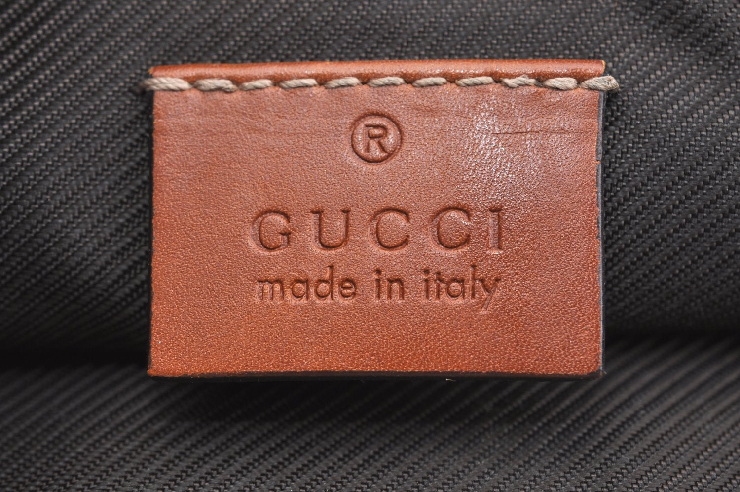 Authentic GUCCI Clutch Hand Bag Purse GG Nylon Leather 282071 Red K5881