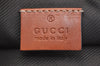 Authentic GUCCI Clutch Hand Bag Purse GG Nylon Leather 282071 Red K5881