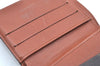 Authentic Louis Vuitton Monogram M61652 Porte Monnaie Billet Carte Credit K5886