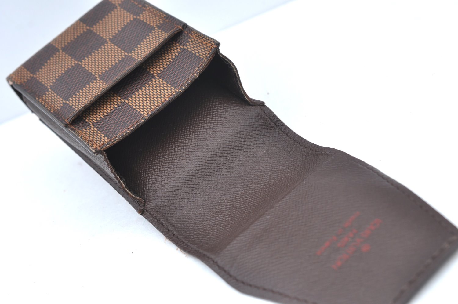 Authentic Louis Vuitton Damier Etui Cigarette Case N63024 LV K5889