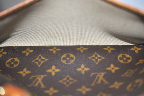 Authentic Louis Vuitton Monogram Deauville Hand Bag M47270 LV Junk K5891