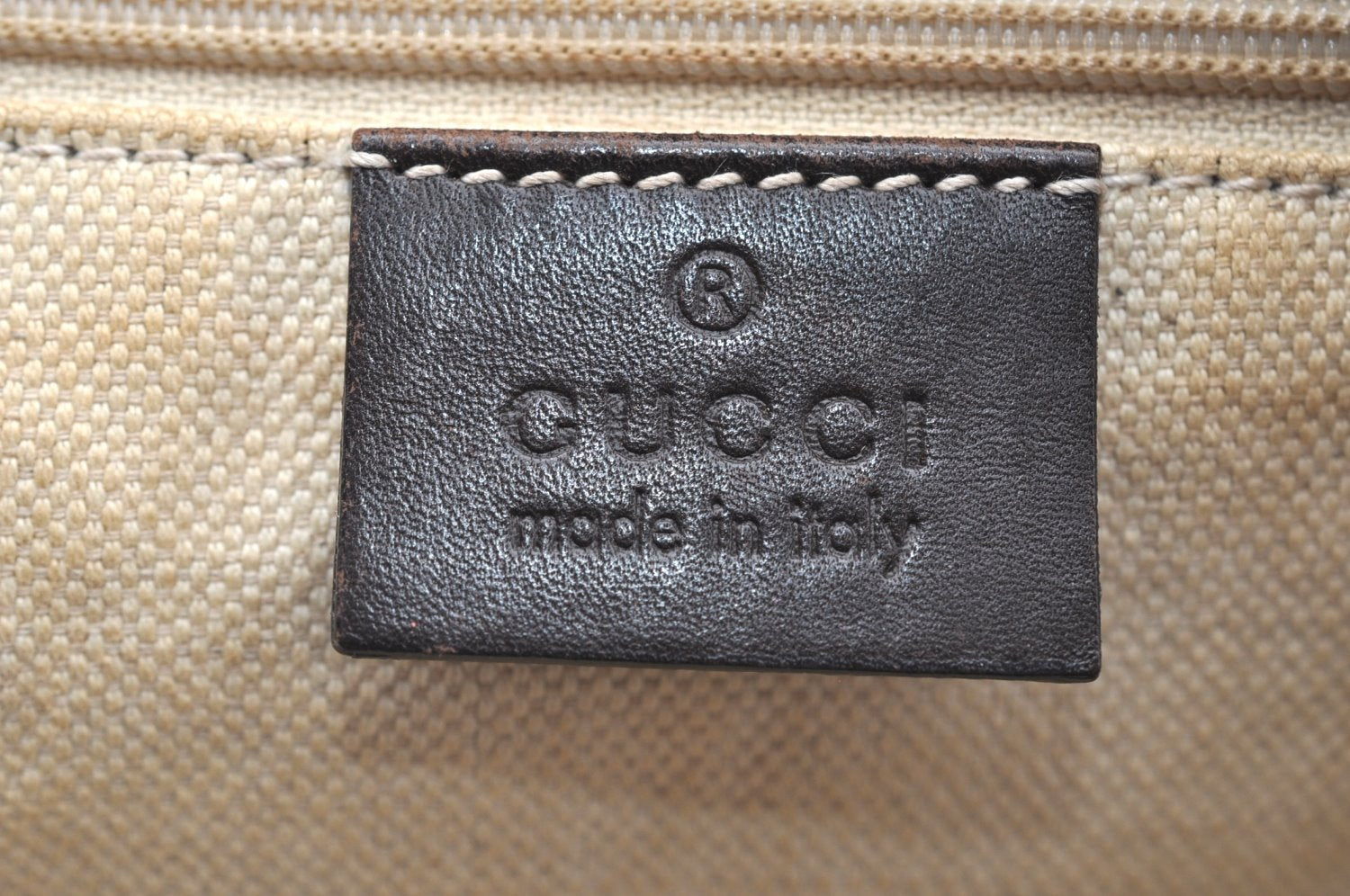 Authentic GUCCI Sukey 2Way Shoulder Tote Bag GG Canvas Leather Brown K5900