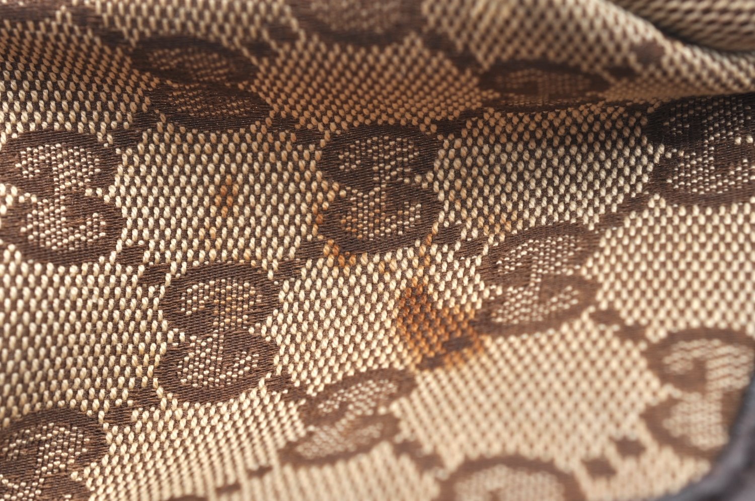 Authentic GUCCI Sukey 2Way Shoulder Tote Bag GG Canvas Leather Brown K5900