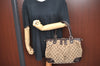 Authentic GUCCI Sukey 2Way Shoulder Tote Bag GG Canvas Leather Brown K5900