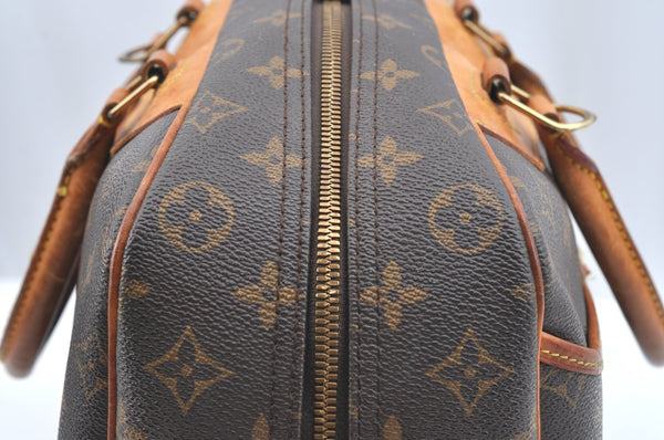 Authentic Louis Vuitton Monogram Deauville Hand Bag M47270 LV K5918