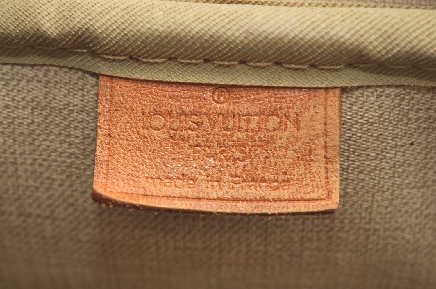 Authentic Louis Vuitton Monogram Deauville Hand Bag M47270 LV K5918