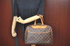 Authentic Louis Vuitton Monogram Deauville Hand Bag M47270 LV K5918