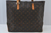 Auth Louis Vuitton Monogram Cabas Mezzo Shoulder Tote Bag M51151 LV Junk K5919