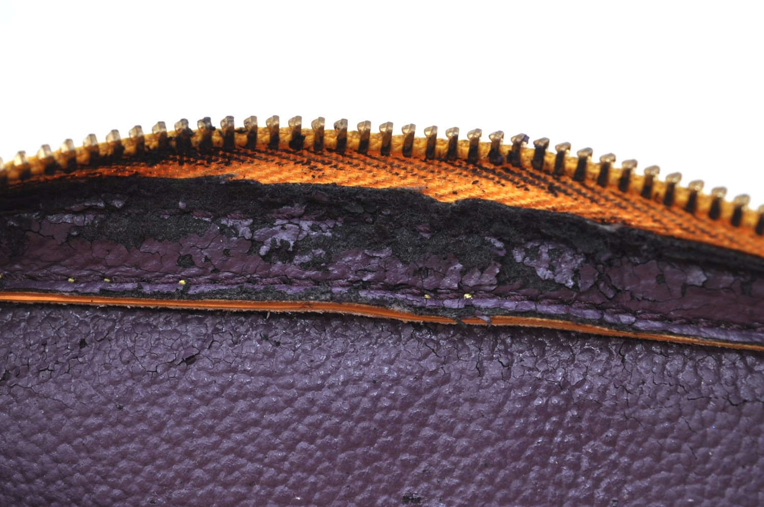 Authentic Louis Vuitton Epi Dauphine Cosmetic Pouch Yellow M48449 LV Junk K5925