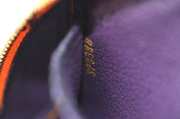 Authentic Louis Vuitton Epi Dauphine Cosmetic Pouch Yellow M48449 LV Junk K5925