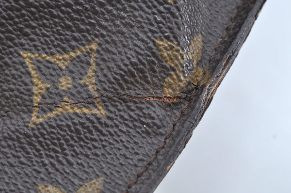 Authentic Louis Vuitton Monogram Saint Cloud GM M51242 Shoulder Cross Bag K5935