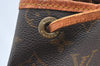 Authentic Louis Vuitton Monogram Noe Shoulder Drawstring Bag M42224 LV K5950