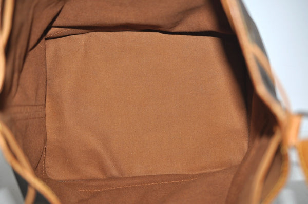 Authentic Louis Vuitton Monogram Noe Shoulder Drawstring Bag M42224 LV K5950